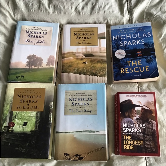 6 Book Bundle by Nicholas Sparks - Picture 1 of 3